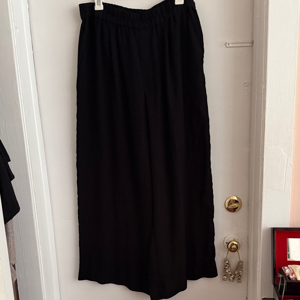 Madewell Black Wide Leg Pants